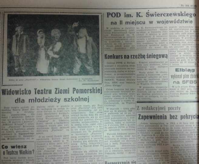 Elbląg, Konkurs na rzeźbę śniegową Elbląg, Konkurs na rzeźbę śniegową