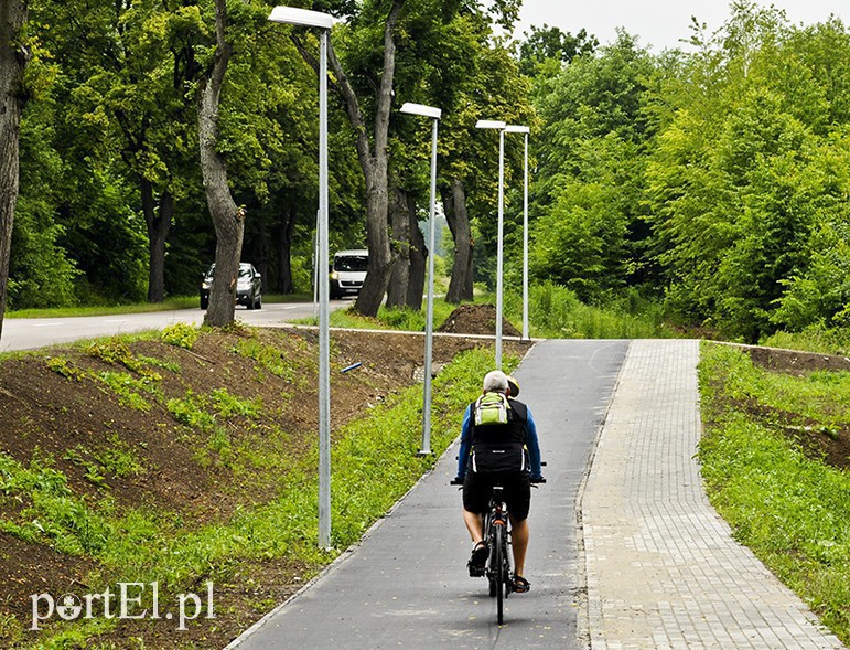 Elbląg, Na budowę między innymi tej ścieżki rowerowej Elbląg otrzymał unijną refundację