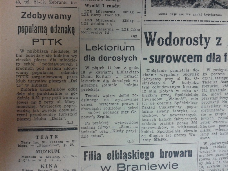 Elbląg, Zdobywamy popularną odznakę PTTK Elbląg, Zdobywamy popularną odznakę PTTK