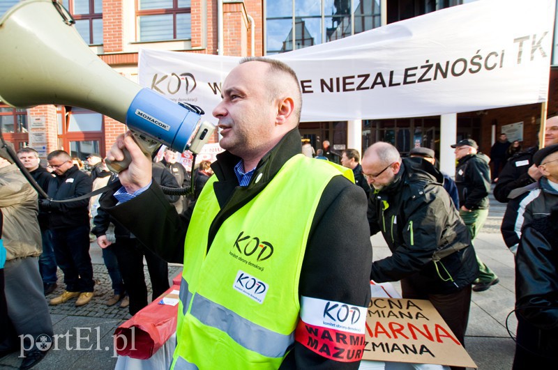 Elbląg, - Manifestacja będzie o wiele lepiej zorganizowana niż poprzednia - mówi Michał Mazurkiewicz