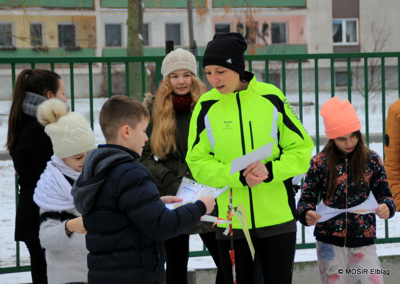 Elbląg, Śnieg niestraszny biegaczom na orientację Elbląg, Śnieg niestraszny biegaczom na orientację