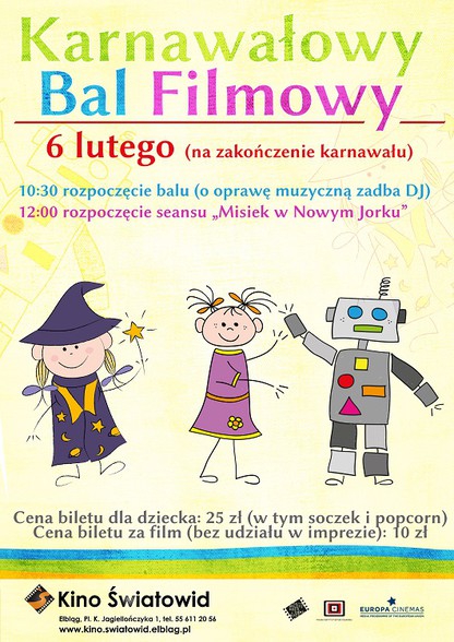 Karnawałowy Bal Filmowy Karnawałowy Bal Filmowy
