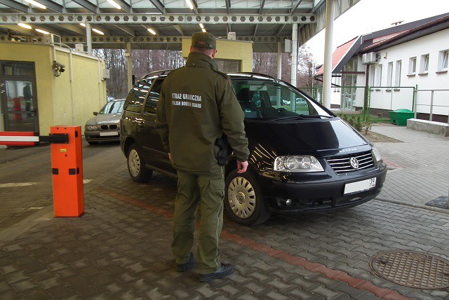 Elbląg, Sharan zatrzymany na granicy