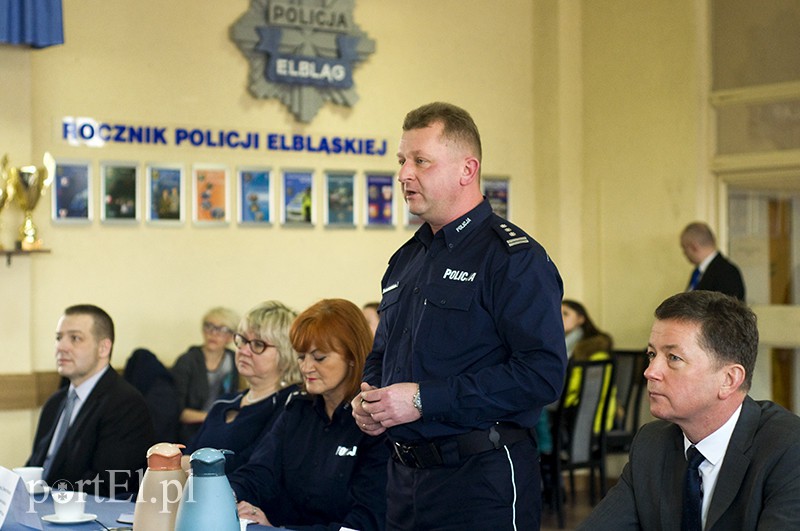 Elbląg, Insp. Krzysztof Konert chwali pracę elbląskich policjantów Elbląg, Insp. Krzysztof Konert chwali pracę elbląskich policjantów