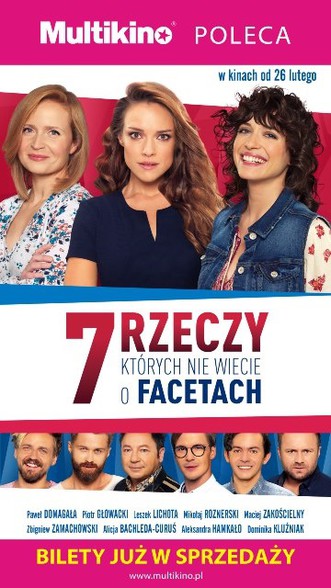 Multikino: „7 rzeczy, których nie wiecie o facetach”