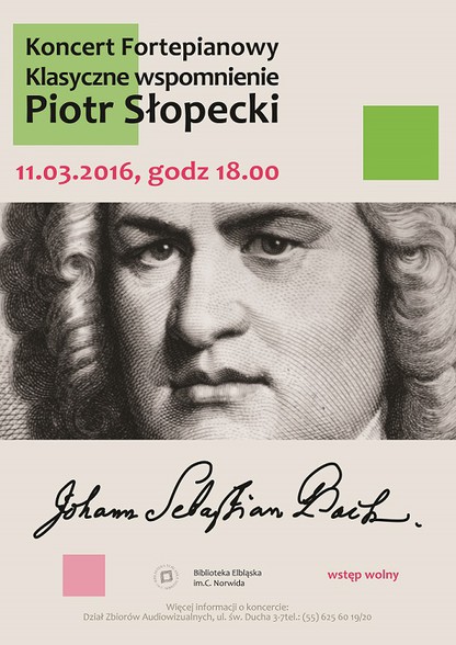 Elbląg, „Klasyczne wspomnienie”. Koncert fortepianowy Elbląg, „Klasyczne wspomnienie”. Koncert fortepianowy
