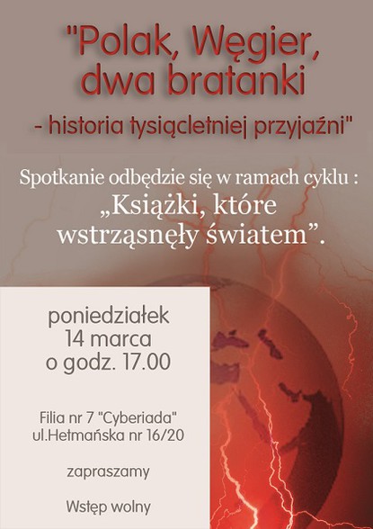 Elbląg, Polak, Węgier, dwa bratanki - historia tysiącletniej przyjaźni