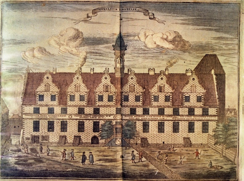Elbląg, Gimnazjum Elbląskie w roku 1737