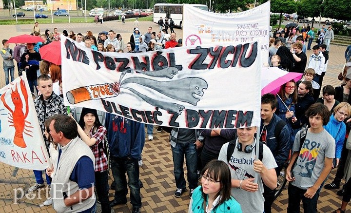 Elbląg, Happening z okazji Światowego Dnia Bez Tytoniu