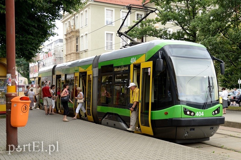 Elbląg, Dodatkowe kursy tramwajów na Dni Elbląga