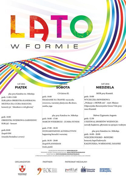 Elbląg, Lato w formie, weekend w formie Elbląg, Lato w formie, weekend w formie