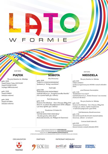 Elbląg, Lato w formie z pielgrzymami