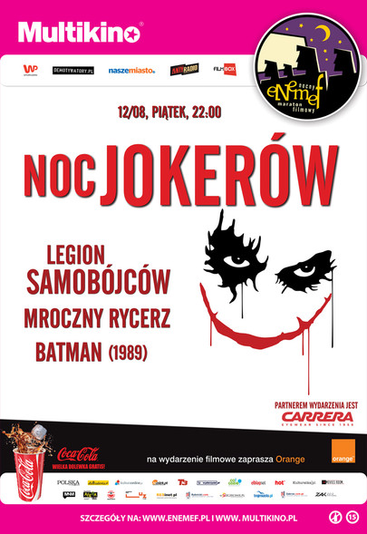 Elbląg, ENEMEF: Noc Jokerów z Legionem Samobójców już 12 sierpnia w Multikinie Elbląg, ENEMEF: Noc Jokerów z Legionem Samobójców już 12 sierpnia w Multikinie