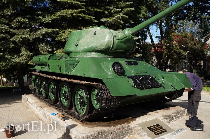 Elbląg, Czołg T34 został odnowiony trzy lata temu