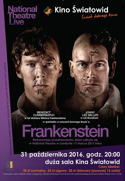 Elbląg, NT Live: Frankenstein na Halloween Elbląg, NT Live: Frankenstein na Halloween