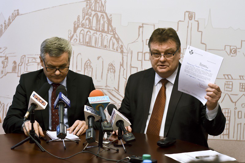 Elbląg, Witold Wróblewski i Piotr Żuchowski mówili dzisiaj o decyzjach w sprawie projektu muzeum Elbląg, Witold Wróblewski i Piotr Żuchowski mówili dzisiaj o decyzjach w sprawie projektu muzeum