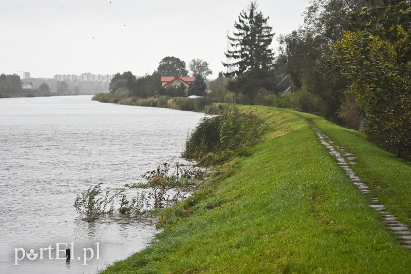 Elbląg, Stan wody w rzece Elbląg znowu rośnie Elbląg, Stan wody w rzece Elbląg znowu rośnie