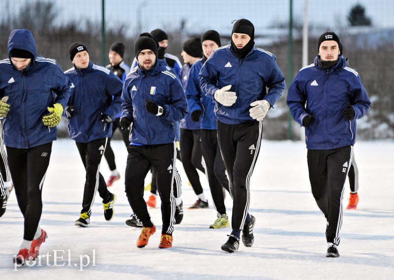 Elbląg, Pierwszy trening Olimpii po przerwie odbył się na boisku przy ul. Skrzydlatej