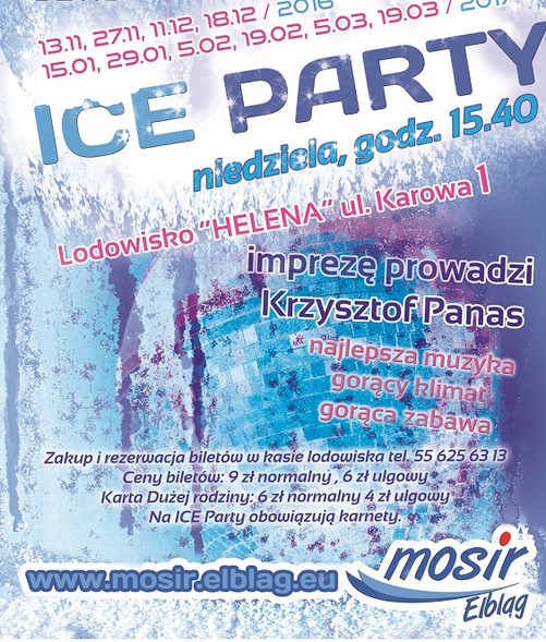 Elbląg, Zmiana godzin Ice Party