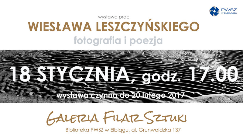 Elbląg, Fotografia i poezja w Galerii Filar Szuki