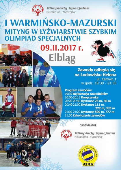 Elbląg, Mityng w Łyżwiarstwie Szybkim Olimpiad Specjalnych Elbląg, Mityng w Łyżwiarstwie Szybkim Olimpiad Specjalnych