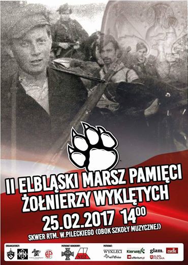 Elbląg, II Elbląski Marsz Pamięci Żołnierzy Wyklętych Elbląg, II Elbląski Marsz Pamięci Żołnierzy Wyklętych