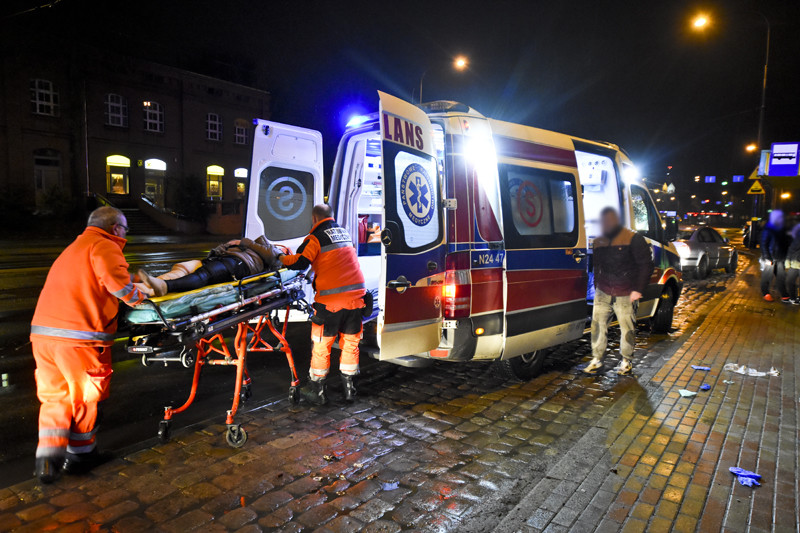 Elbląg, Potrącenie na Grunwaldzkiej Elbląg, Potrącenie na Grunwaldzkiej