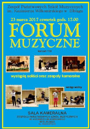 Elbląg, Wiosenny koncert w szkole muzycznej Elbląg, Wiosenny koncert w szkole muzycznej