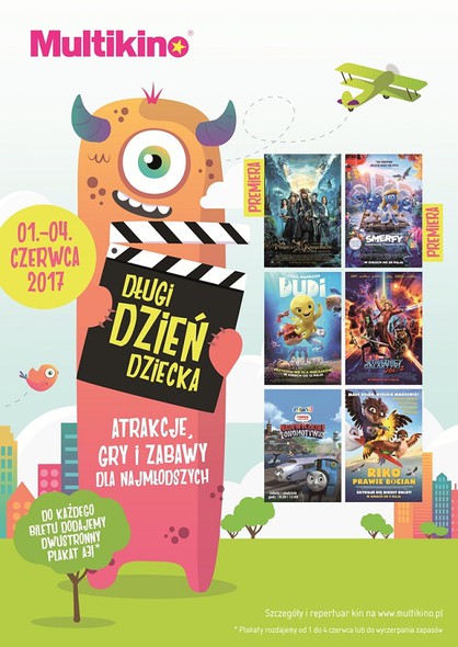 Elbląg, Długi Dzień Dziecka tylko w Multikinie Elbląg, Długi Dzień Dziecka tylko w Multikinie