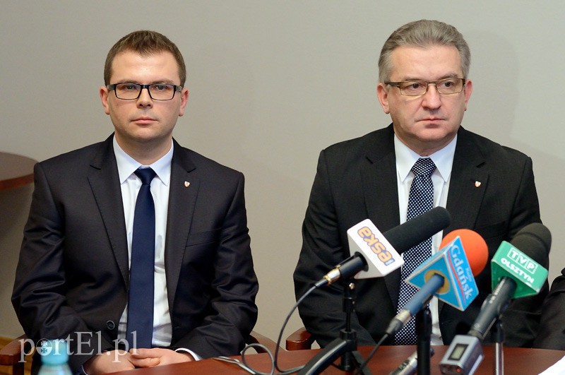 Elbląg, Jacek Boruszka (z lewej) i Janusz Nowak