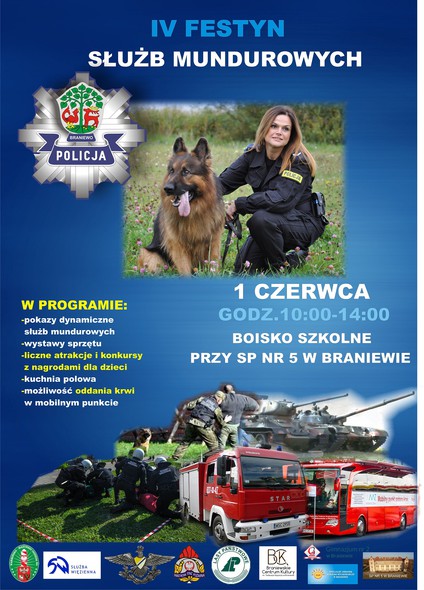Elbląg, Festyn służb mundurowych w Braniewie Elbląg, Festyn służb mundurowych w Braniewie