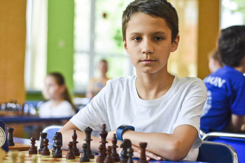 Elbląg, Konrad Żyhałko jest już mistrzem Polski w szachach błyskawicznych do 11 lat