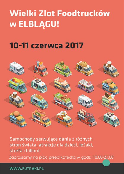 Elbląg, Kolejny najazd foodtrucków Elbląg, Kolejny najazd foodtrucków