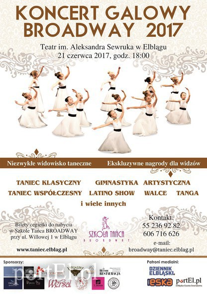 Elbląg, Gala Broadway: oni wygrali zaproszenie Elbląg, Gala Broadway: oni wygrali zaproszenie