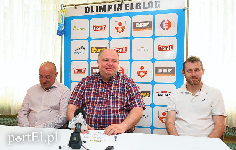Elbląg, Od lewej: Łukasz Konończuk, Paweł Guminiak, Dariusz Kaczmarczyk