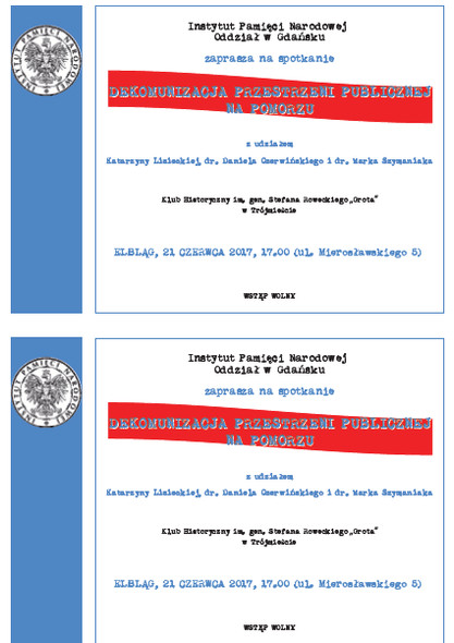 Elbląg, O dekomunizacji przestrzeni publicznej w Przystanku Historia Elbląg, O dekomunizacji przestrzeni publicznej w Przystanku Historia