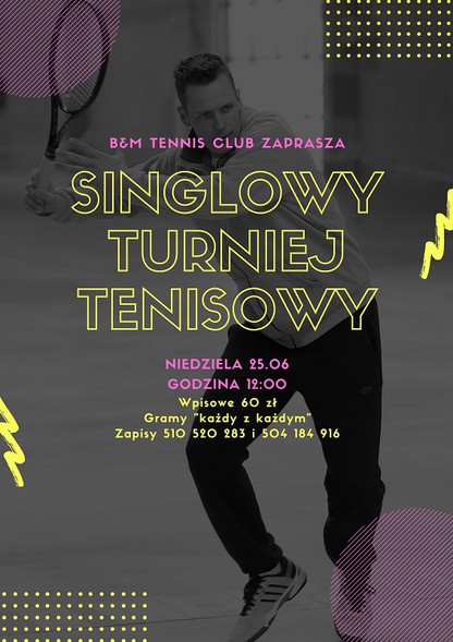 Elbląg, Niedzielny turniej tenisowy Elbląg, Niedzielny turniej tenisowy