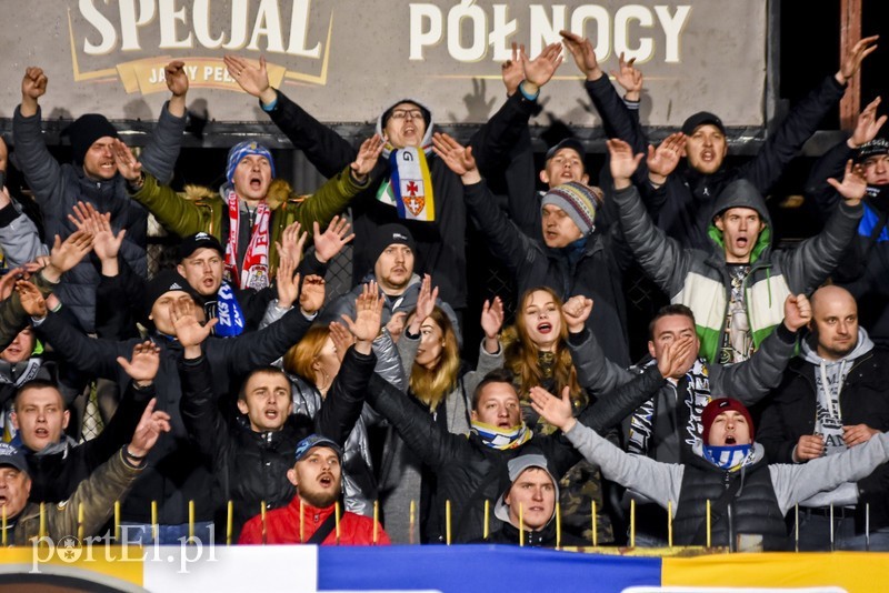 Elbląg, Na środowy mecz pozostały miejsca na łuku [