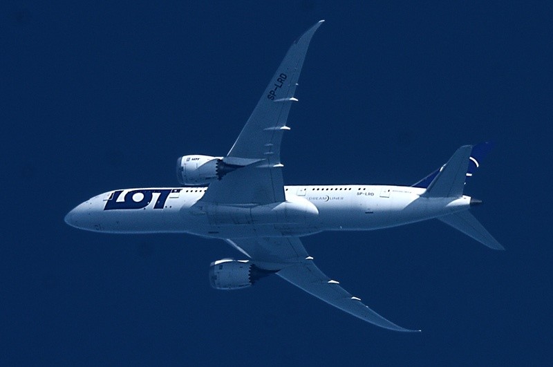 Elbląg, Dreamliner upolowany przez pana Tadeusza Elbląg, Dreamliner upolowany przez pana Tadeusza