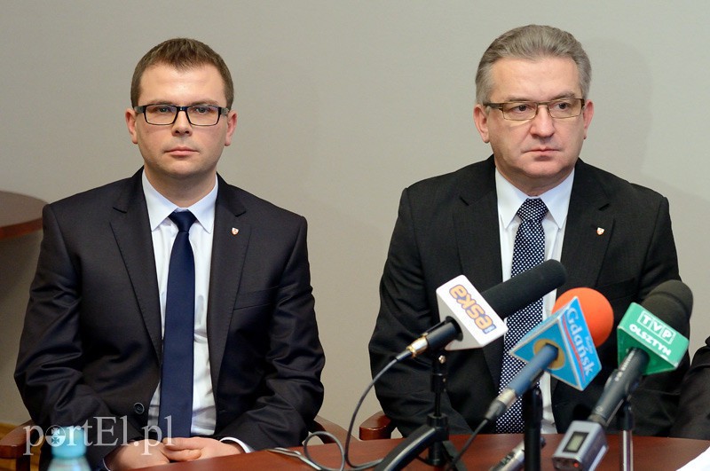 Elbląg, Nowi wiceprezydenci Elbląga (od lewej) Jacek Boruszka i Janusz Nowak Elbląg, Nowi wiceprezydenci Elbląga (od lewej) Jacek Boruszka i Janusz Nowak