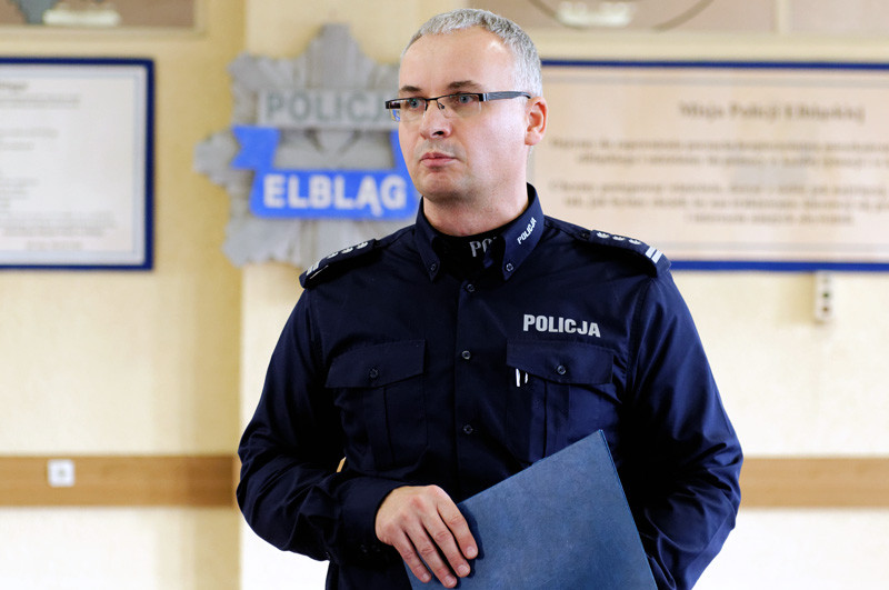 Komendant Miejski Policji w Elblągu insp. Marek Osik (fot. WS)