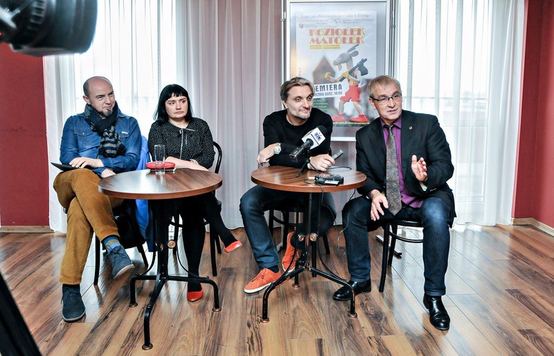 Elbląg, Twócy spektaklu opowiadali o "Koziołku" podczas konferencji prasowej Elbląg, Twócy spektaklu opowiadali o "Koziołku" podczas konferencji prasowej