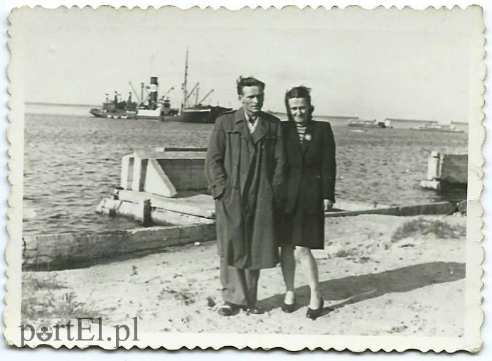Elbląg, Stefan Skrzyszowski i Wanda, lata 40. XX wieku