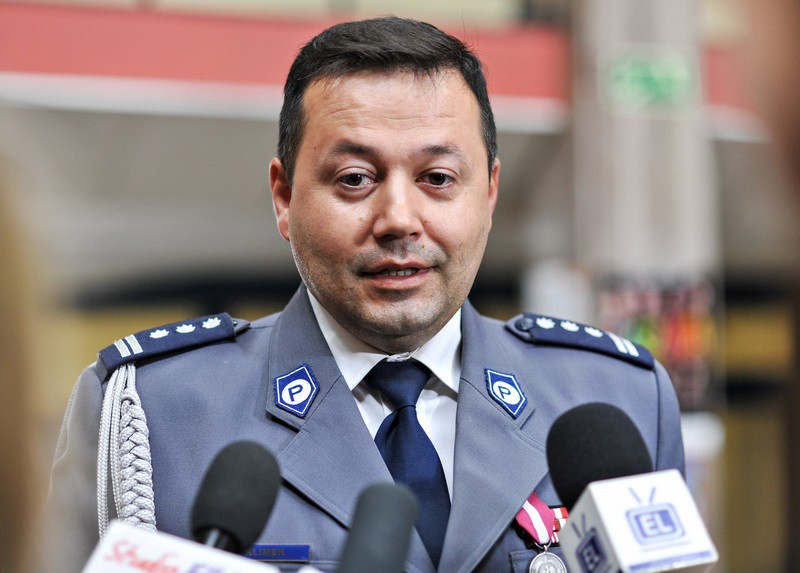 Komendant wojewódzki policji w Olsztynie insp. Tomasz Klimek (fot. AD)