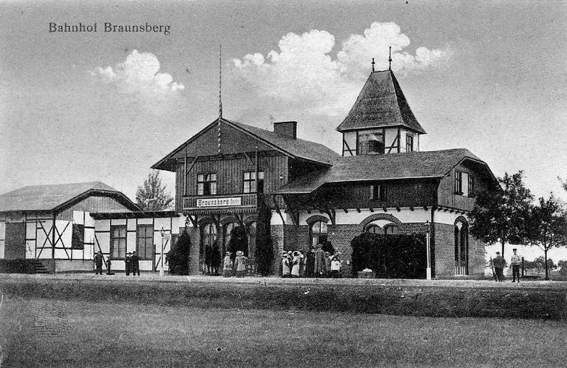 Elbląg, Przedwojenny dworzec kolei nadzalewowej w Braniewie