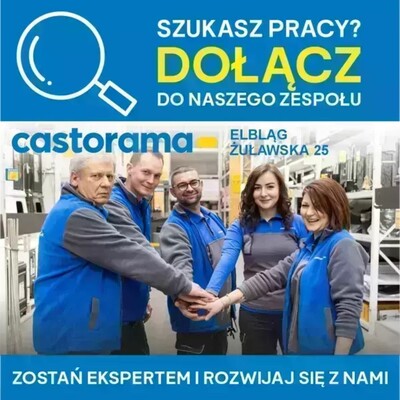Castorama w Elblągu przy ulicy Żuławskiej 25 poszukuje: Pracownik/-czka Sektora Logistyki  - Dołącz do naszego