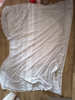 Elbląg Witam. Biale Firany praktycznie nowe. 360cm/150cm cena 30 zł