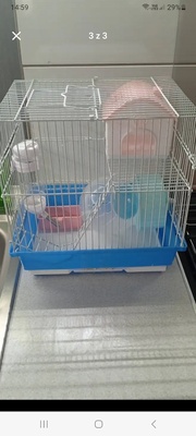 Elbląg Sprzedam klatkę dla chomiczka. stan idealny. komplet po jednym chomiczku.