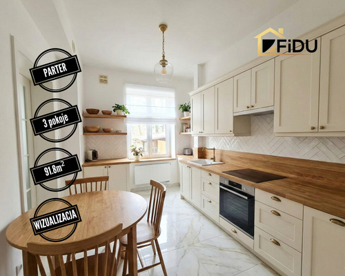 Elbląg FiDU Biuro Nieruchomości prezentuje: Mieszkanie Elbląg, ul. Bema: 91,8 m², parter z wyjściem na ogród , 3