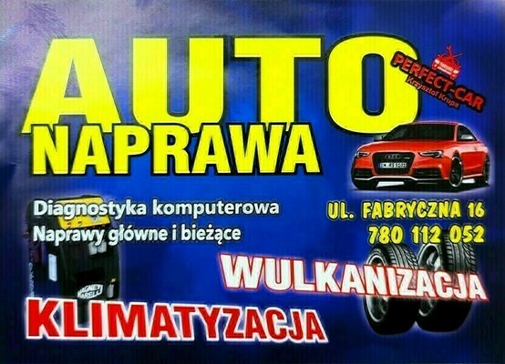Elbląg Perfect-Car Krzysztof Krupa Auto Naprawa Wulkanizacja Klimatyzacja 82-300Elbląg Fabryczna 16  -Zatrudnię
